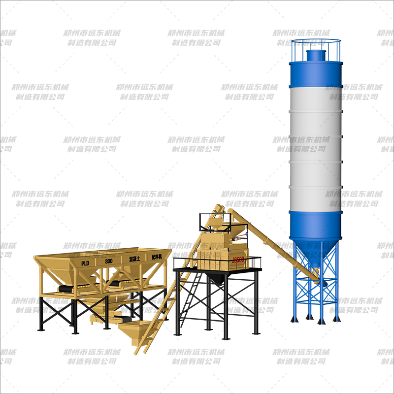 HZS25简易站(500+2仓)(图1) HZS25简易站(500+2仓)(图1)