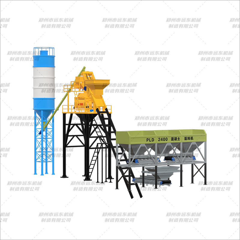 HZS75简易站(1500+3仓)(图1) HZS75简易站(1500+3仓)(图1)