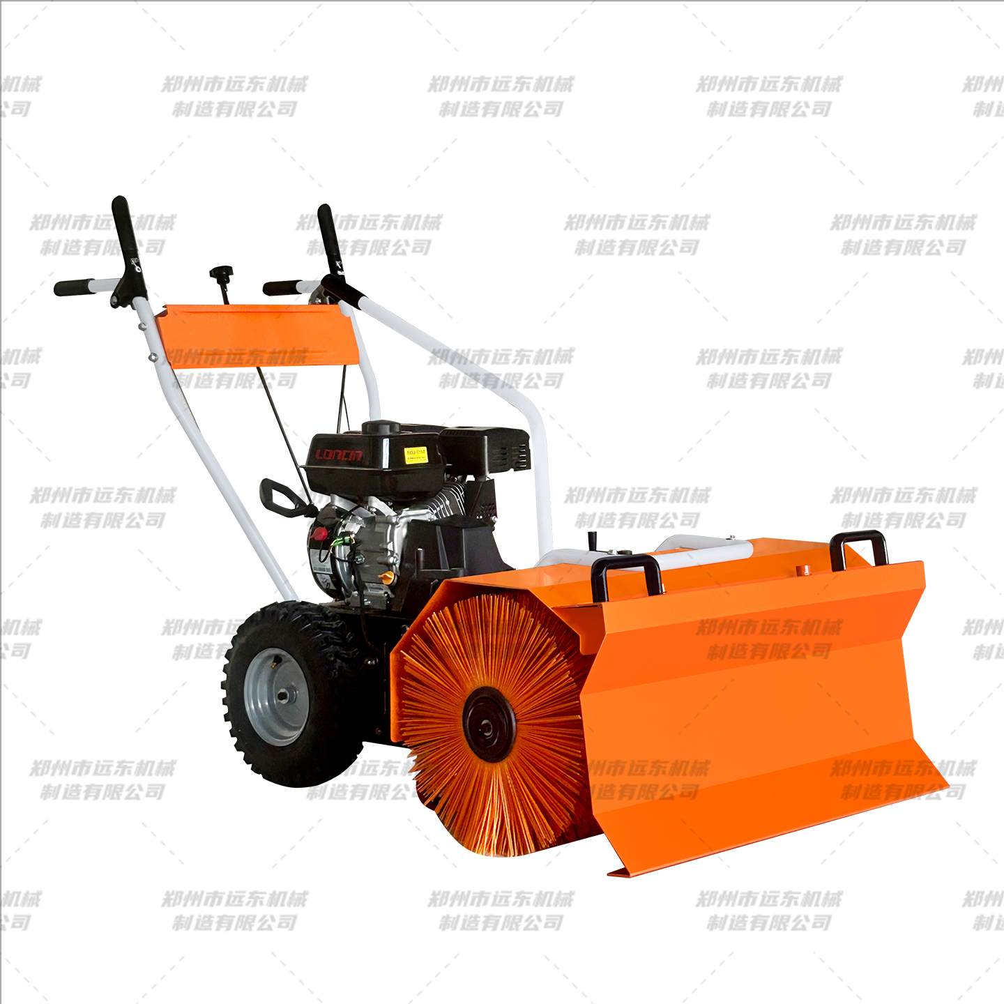 6.5马力手启动手推式扫雪机(图1)